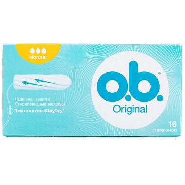 Купить o.b. Original 16 шт тампоны нормал