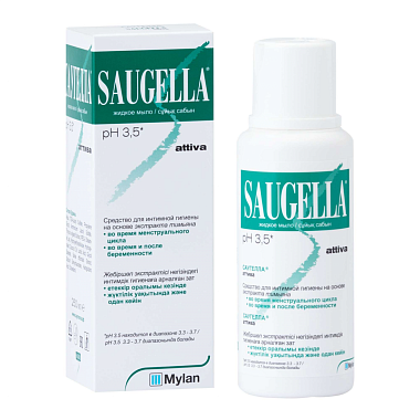 Купить Saugella Attiva средство д/интимной гигиены 250мл