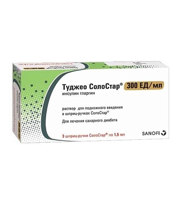 Купить Туджео СолоСтар 300 ЕД/мл 1,5 мл 3 шт раствор для подкожного введения шприц-ручка