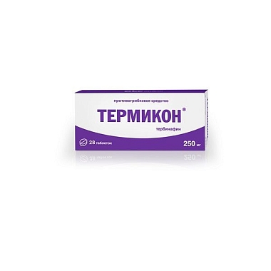 Купить Термикон 250 мг 28 шт таблетки 