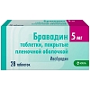 Купить Бравадин 5 мг 28 шт таблетки покрытые пленочной оболочкой