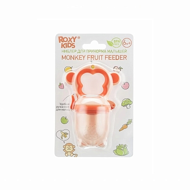 Купить Roxy Kids Monkey ниблер для прикорма с силиконовой сеточкой
