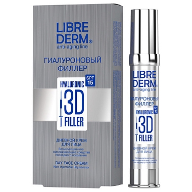 Купить Librederm Гиалуроновый Филлер 3D 30 мл крем дневной для лица SPF15