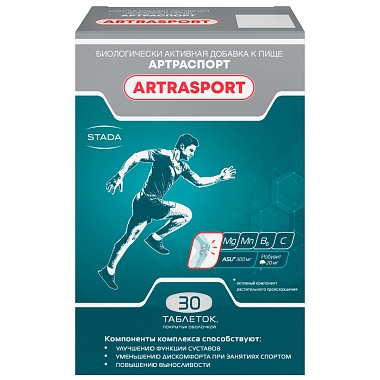 Купить Артраспорт 1400 мг 30 шт таблетки покрытые оболочкой