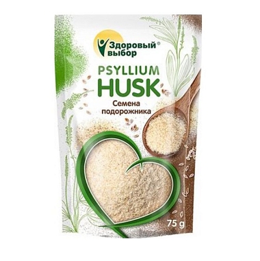 Купить Psyllium husk Семена подорожника 75 г