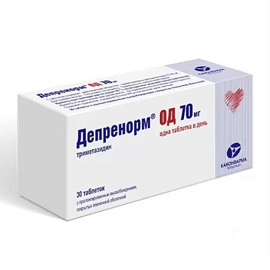 Купить Депренорм ОД 70 мг 30 шт таблетки с пролонгированным высвобождением покрытые пленочной оболочкой