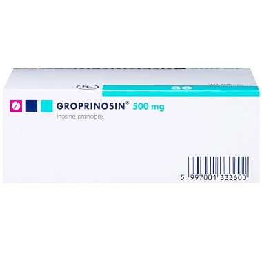 Купить Гроприносин 500 мг 30 шт таблетки