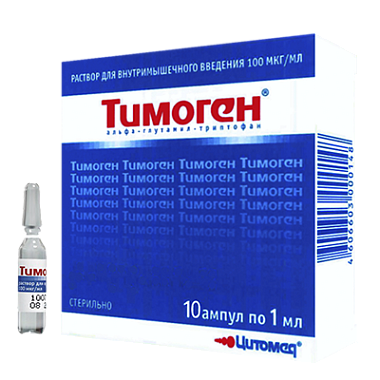 Купить Тимоген 0,01 % 1 мл 10 шт раствор для инъекций