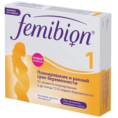 Купить Фемибион 1 28 шт таблетки покрытые оболочкой