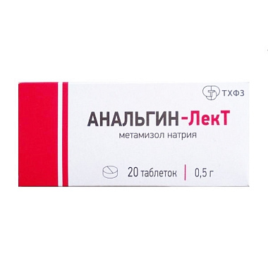Купить Анальгин-Лек 500 мг 20 шт таблетки