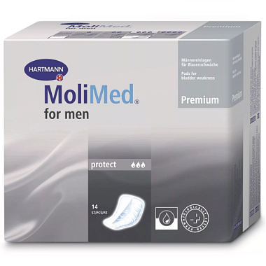 Купить MoliMed for men protect вкладыш урологический  №14