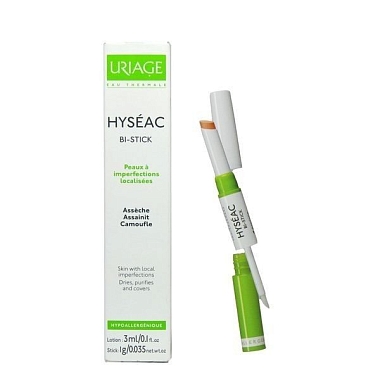 Купить Uriage Hyseac 3 мл стик двусторонний локального действия
