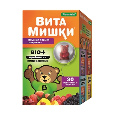 Купить ВитаМишки Био + 30 шт пастилки жевательные