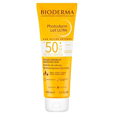 Купить Bioderma Lait Ultra SPF 50+ 200 мл молочко солнцезащитное