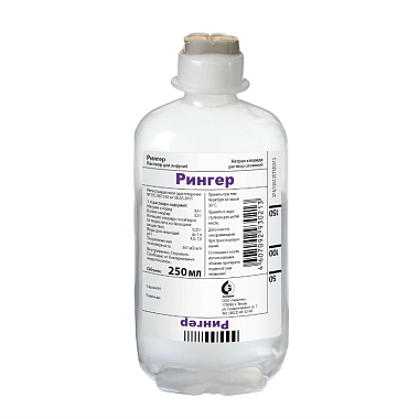 Купить Рингера  раствор д/инф 250мл