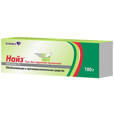 Купить Найз 1 % 100 г гель для наружного применения