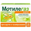 Купить Мотилегаз Форте 120 мг 20 шт капсулы
