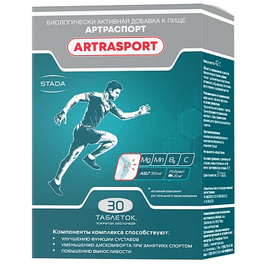 Купить Артраспорт 1400 мг 30 шт таблетки покрытые оболочкой