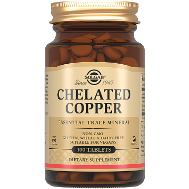 Купить Solgar Хелат меди 100 шт таблетки