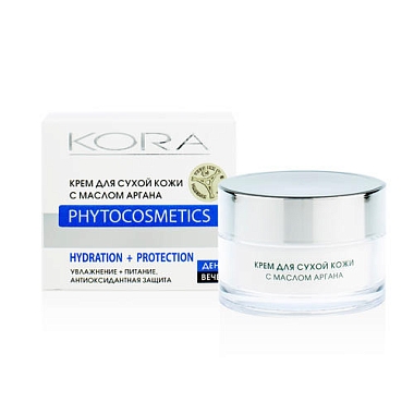 Купить Kora 50 мл крем для сухой кожи масло арганы