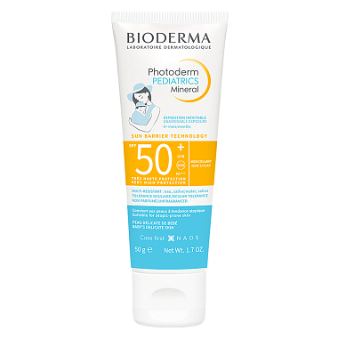 Купить Photoderm Pediatrics Mineral 50 мл крем солнцезащитный детский для лица и тела SPF50+