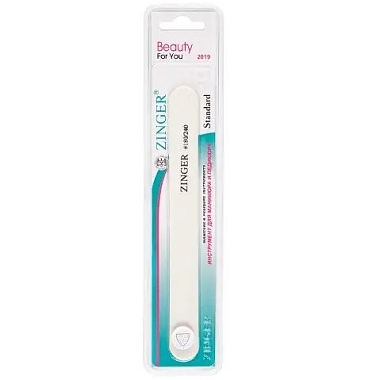 Купить Zinger USS-411 BFY пилка для ногтей прямая 180/120