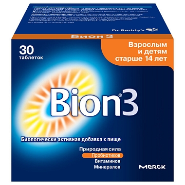 Купить Бион 3 1050 мг 30 шт таблетки