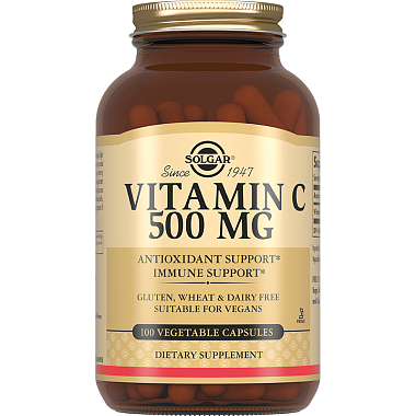 Купить Solgar Витамин С 500 мг 100 шт капсулы