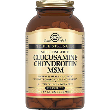 Купить Solgar Комплекс глюкозамина и хондроитина MCM 120 шт таблетки