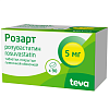 Купить Розарт 5 мг 90 шт таблетки покрытые пленочной оболочкой