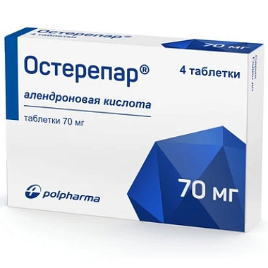 Купить Остерепар 70 мг 4 шт таблетки