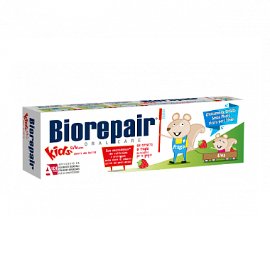 Купить Biorepair Kids 50 мл паста зубная для детей экстракт земляники 0+