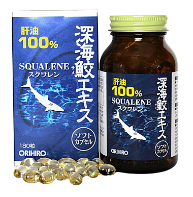 Купить Orihiro Акулий сквален 180 шт капс