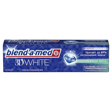 Купить Blend-a-Med 3D White 100 мл паста зубная трехмерное отбеливание