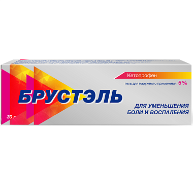Купить Брустэль 5 % 30 г гель для наружного применения