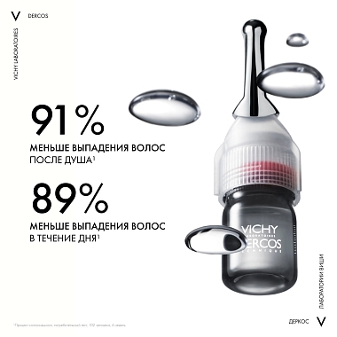 Купить Vichy Dercos Aminexil Intensive 5 21 шт средство против выпадения волос для мужчин ампулы