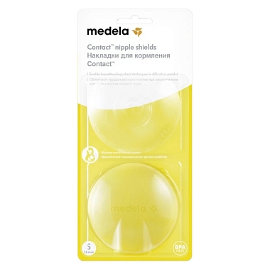 Купить Medela Contact 2 шт накладка на грудь силиконовая размер L