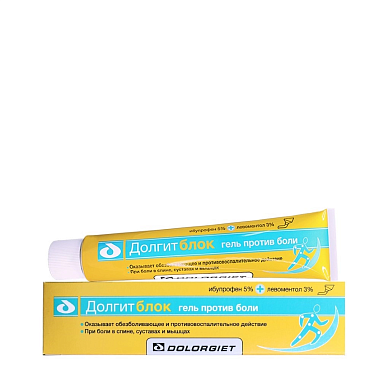 Купить Долгитблок 5 % + 3 % 100 г гель для наружного применения