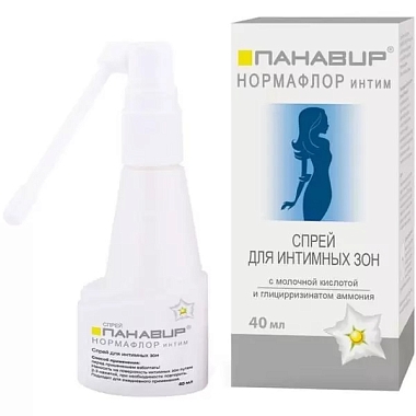 Купить Панавир Нормафлор интим 40 мл спрей для интимных зон
