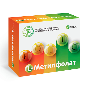 Купить L-Метилфолат 90 шт таблетки
