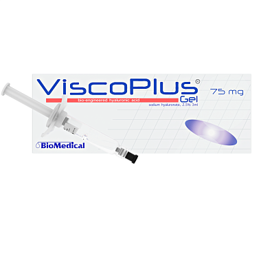 Купить Viscoplus 2,5 % 3 мл протез синовиальной жидкости раствор для внутрисуставного введения шприц одноразовый