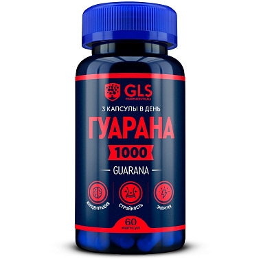 Купить GLS Гуарана 1000 60 шт капсулы 