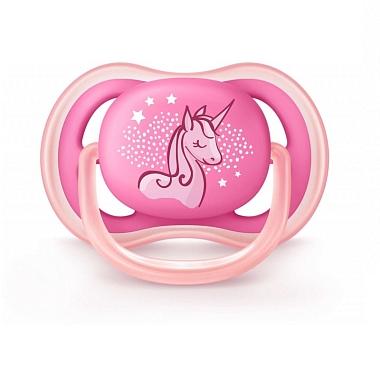 Купить Philips Avent Ultra Air SCF546/12 соска-пустышка силиконовая ортодонтическая 6-18 мес для девочек