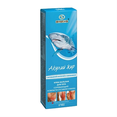 Купить Акулий жир и Муравьиная кислота с Сабельником 75 мл крем-бальзам согревающий для суставов и мышц