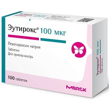 Купить Эутирокс 100 мкг 100 шт таблетки