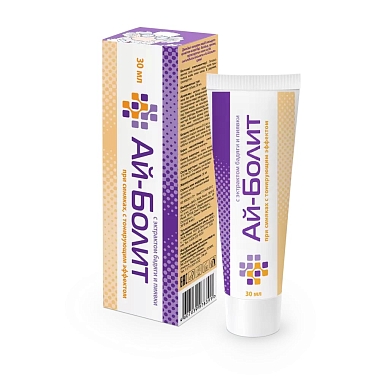 Купить Ай-Болит 30 мл крем для лица и тела с экстрактом бадяги и пиявки при синяках с тонирующим эффектом