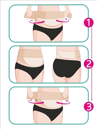 Купить Фэст бандаж дородовой универсальный (послеродовой) размер 116-120 модель 1444 белый
