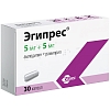 Купить Эгипрес 5 мг + 5 мг 30 шт капсулы