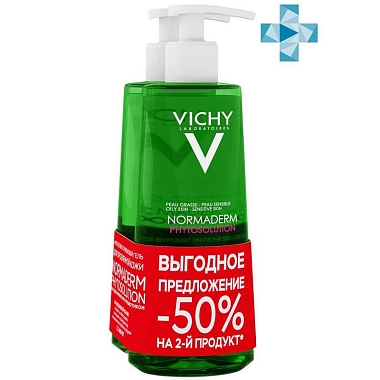 Купить Vichy Normaderm Phytosolution гель д/умыван 400мл очищающий (ДУОПАК)