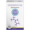 Купить Мерифатин МВ 1000 мг 60 шт таблетки с пролонгированным высвобождением